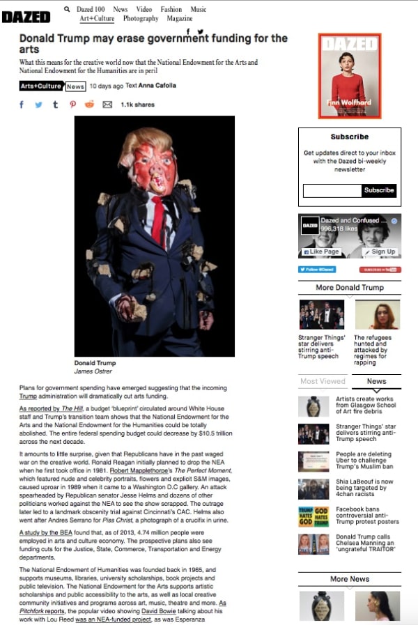 JAMES OSTRER | DAZED | JANUARY 2017