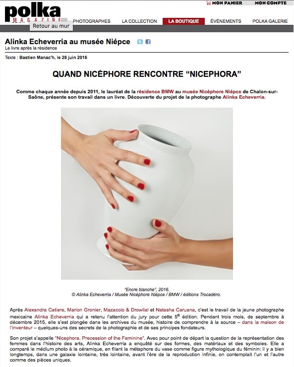 ALINKA ECHEVERRÍA | POLKA MAGAZINE | JULY 2016