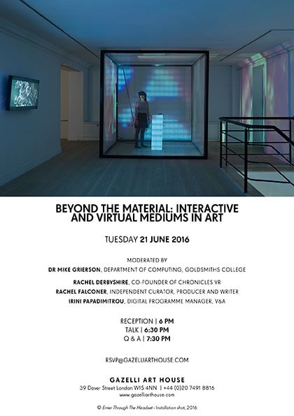 BEYOND THE MATERIAL | TALK | 21 JUNE 2016
