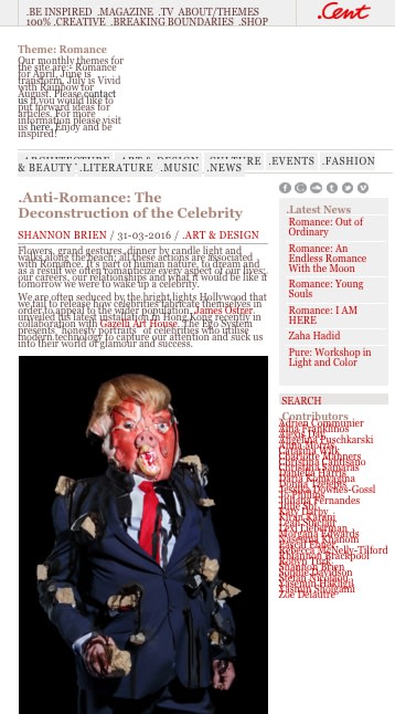 JAMES OSTRER | CENT MAGAZINE | MARCH 2016