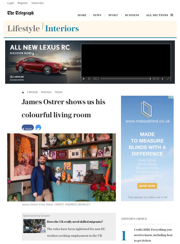 JAMES OSTRER | THE TELEGRAPH | MARCH 2016