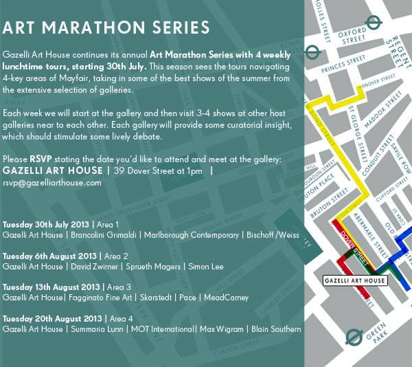 GAZELLI ART HOUSE | ART MARATHON SERIES | JULY 2014