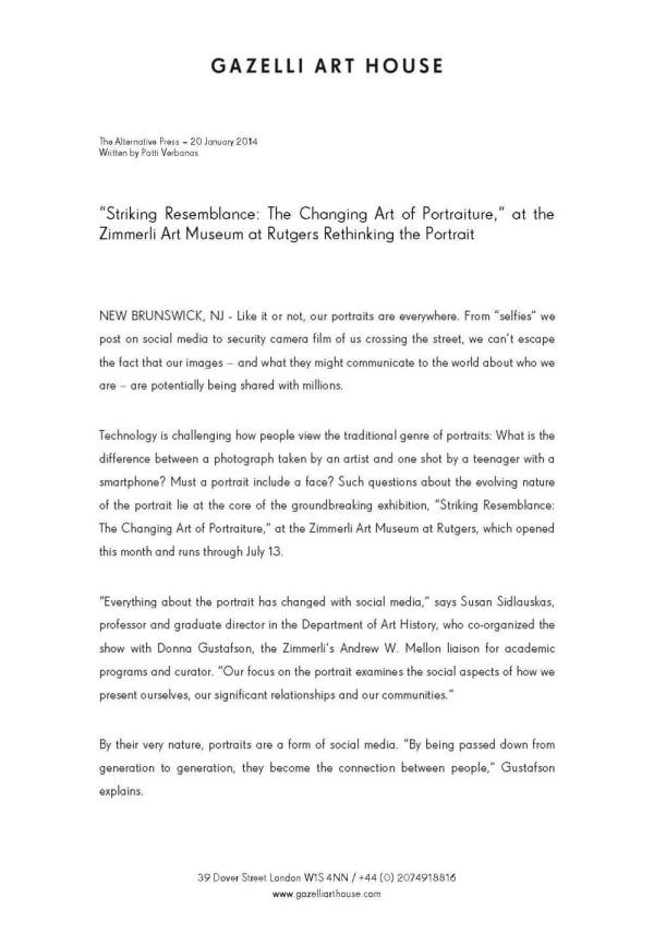 DO HO SUH | RUTGERS TODAY | JANUARY 2014