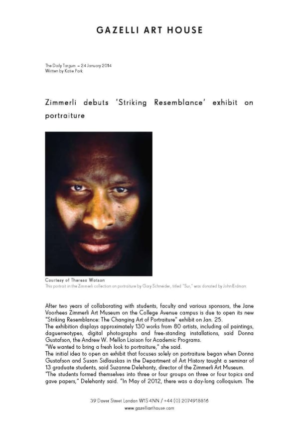 DO HO SUH | THE DAILY TARGUM | JANUARY 2014