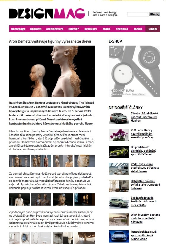 ARON DEMETZ | DESIGN MAG | MARCH 2013