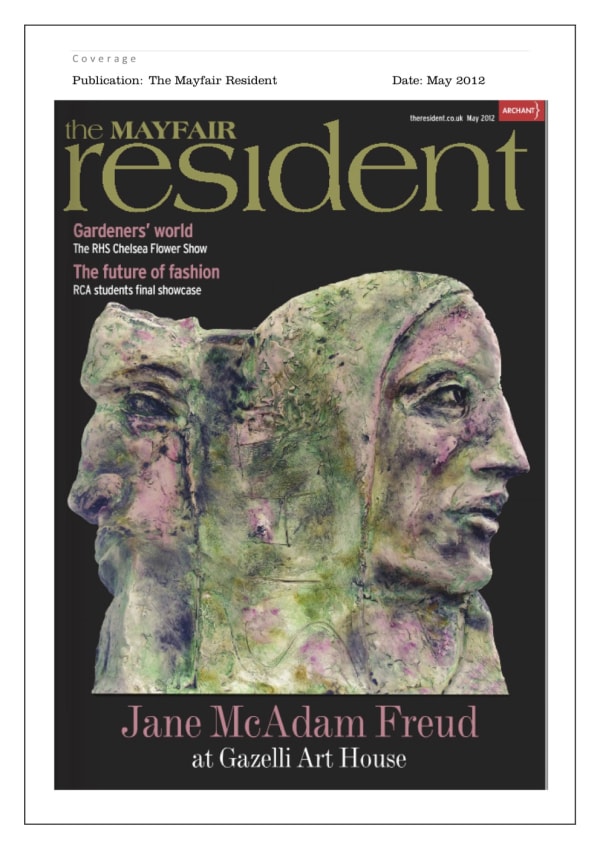 JANE MCADAM FREUD | THE MAYFAIR RESIDENT | MAY 2012