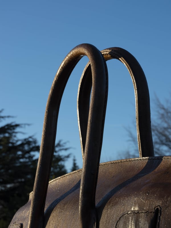 Kalliopi Lemos, Bag of Aspirations, 2019. Courtesy the artist. Photo © Jonty Wilde, courtesy Yorkshire Sculpture Park.