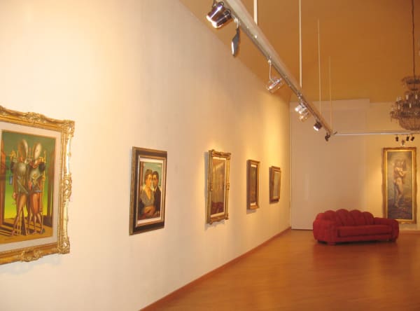 Metafisico primo Il Grande Giorgio de Chirico and some painter friends