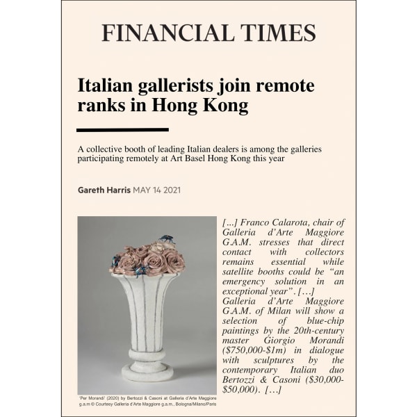 Italian gallerists join remote ranks in Hong Kong