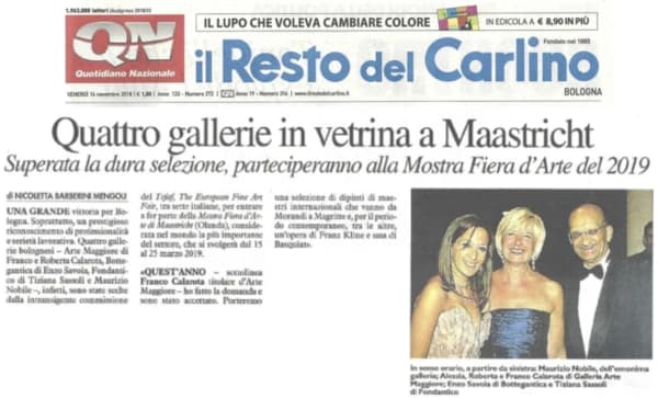 Four galleries in the spotlight at Maastricht, AFTER PASSING A STRICT SELECTION, THEY WILL PARTICIPATE IN THE 2019 ART FAIR...