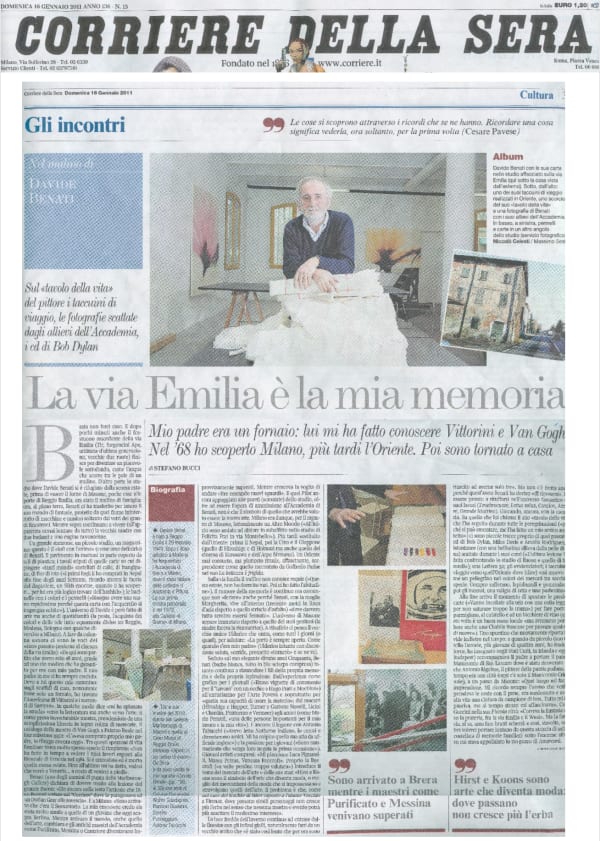 Via Emilia is my memory , My father was a baker: he was the one who introduced me to Vittorini...