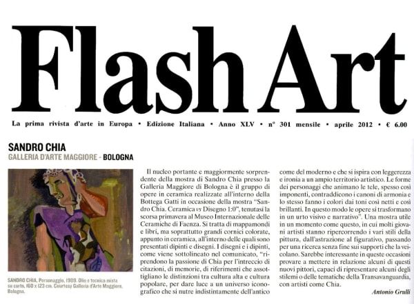 Sandro Chia, Galleria d'Arte Maggiore - Bologna