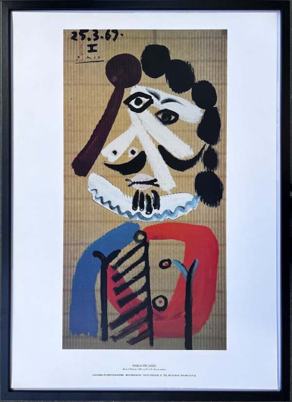 Picasso, Buste d'homme, poster with frame