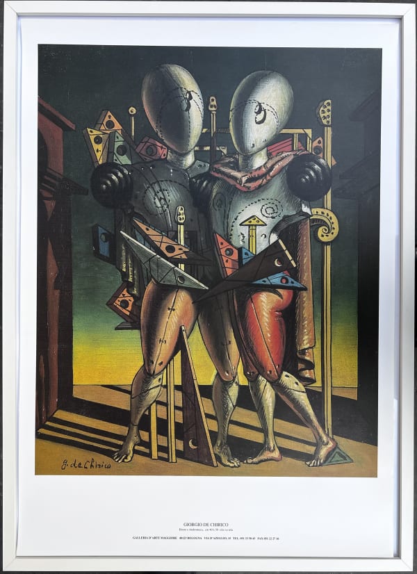 Giorgio de Chirico, Ettore e Andromaca, affiche avec cadre