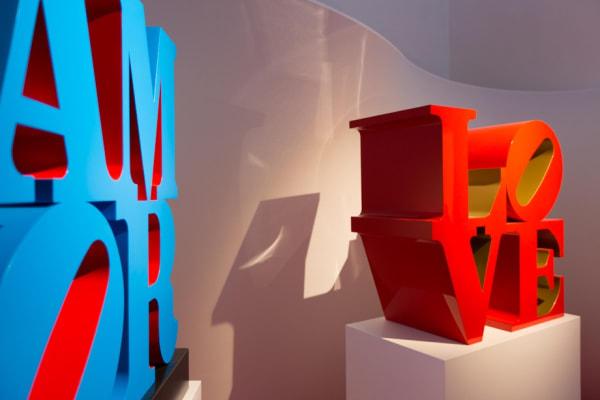 © Galleria d'Arte Maggiore G.A.M. | Robert Indiana, Chiostro del Bramante, Roma
