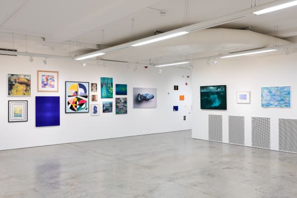 Installation view A slash of Blue- March 2023 Photo: Josef Konczak