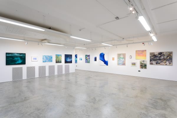 Installation view A slash of Blue- March 2023 Photo: Josef Konczak