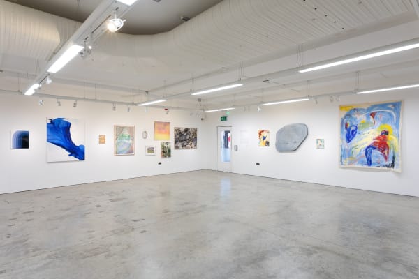 Installation view A slash of Blue- March 2023 Photo: Josef Konczak