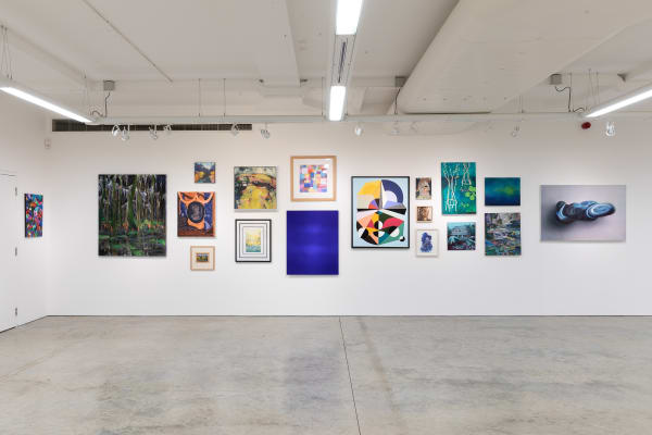 Installation view A slash of Blue- March 2023 Photo: Josef Konczak