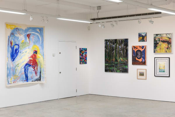 Installation view A slash of Blue- March 2023 Photo: Josef Konczak