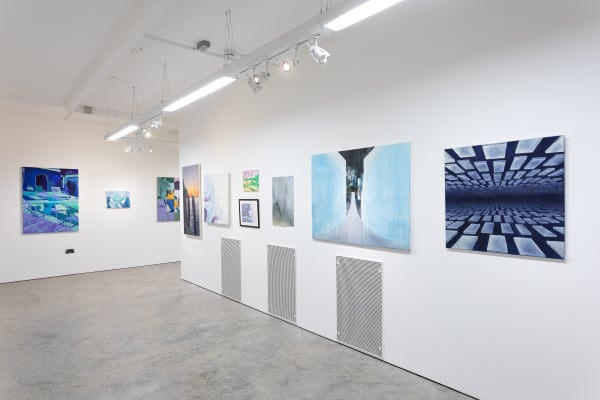 Installation view A slash of Blue- March 2023 Photo: Josef Konczak