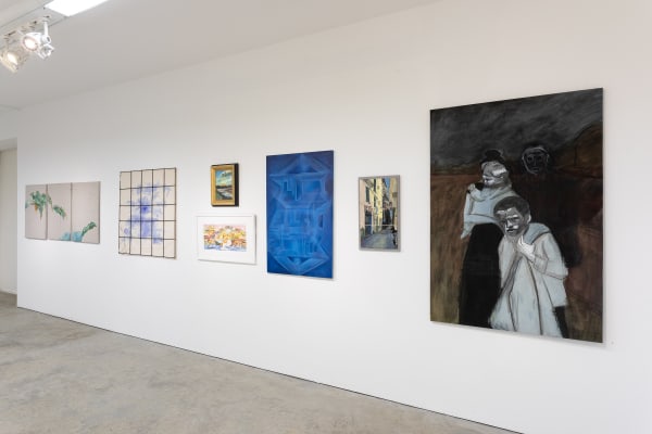 Installation view A slash of Blue- March 2023 Photo: Josef Konczak