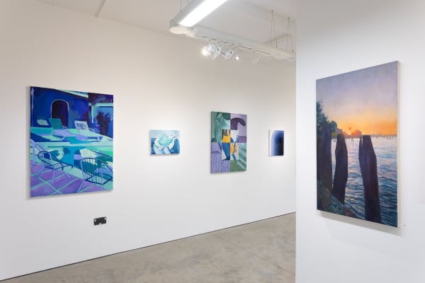 Installation view A slash of Blue- March 2023 Photo: Josef Konczak