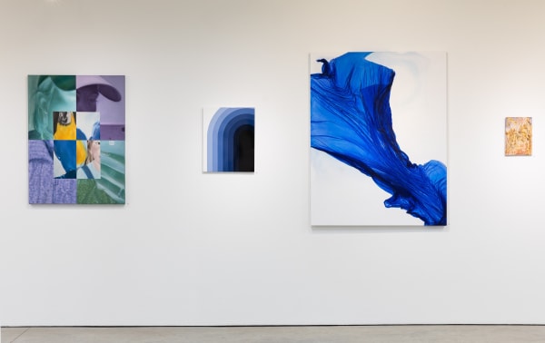 Installation view A slash of Blue- March 2023 Photo: Josef Konczak