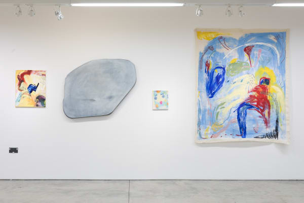 Installation view A slash of Blue- March 2023 Photo: Josef Konczak