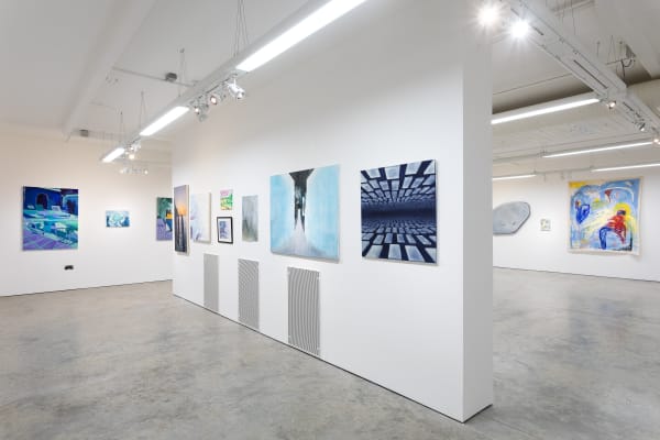 Installation view A slash of Blue- March 2023 Photo: Josef Konczak