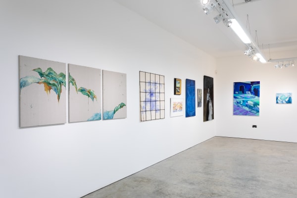 Installation view A slash of Blue- March 2023 Photo: Josef Konczak