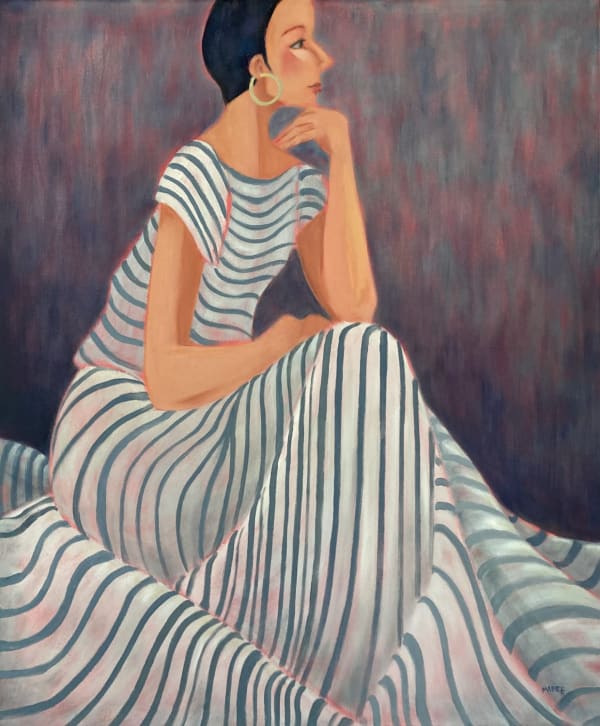 Women In White By Audrey Mabee