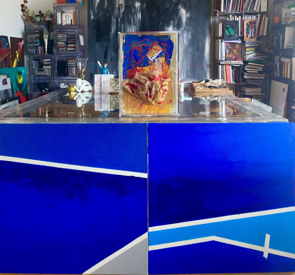 A new paintings "Lago di Lugano"