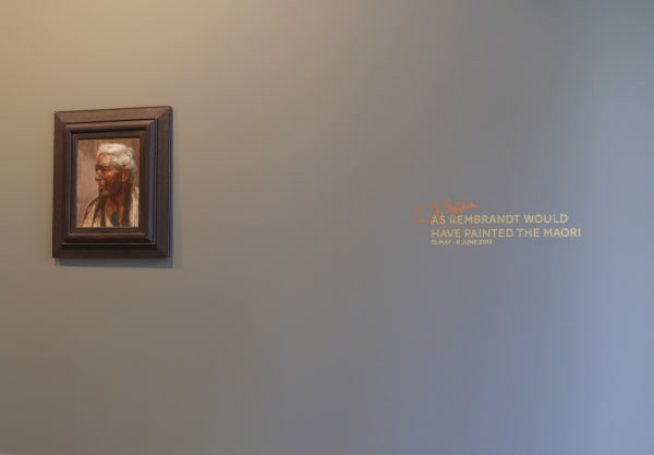 Goldie 2013 As Rembrandt Would Have Painted The Maori Install 3