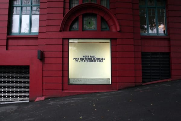 Paul 2008 Pink And White Terraces Exhibition Install 17