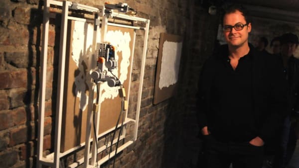 Simon Ingram's Painting Machine Collaboration with Orchestra Wellington