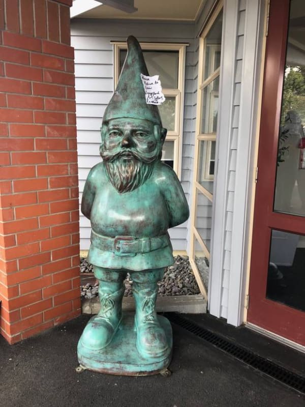 Gregor Kregar's 'Thinker' Gnome Returned