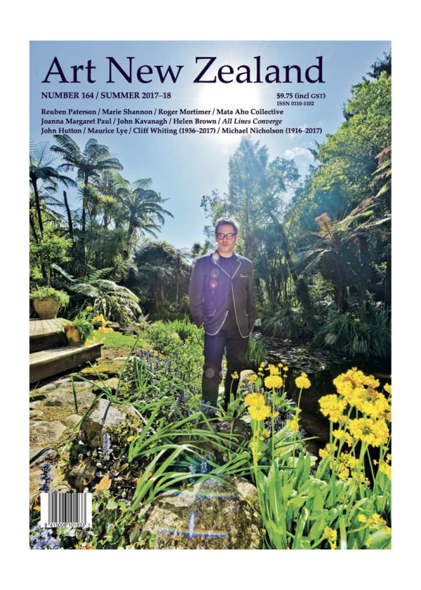 Reuben Paterson on the Cover of Art New Zealand