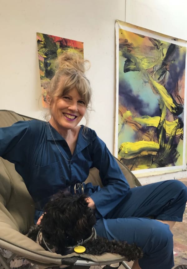 Judy Millar In Her Studio