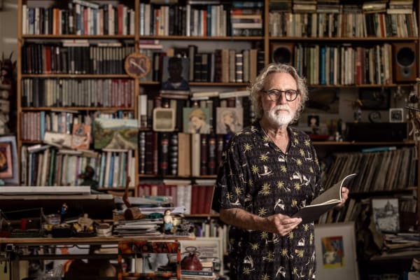 Dick Frizzell in his Auckland studio. Photo: Michael Craig