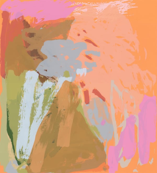 Fizz, 2025, screenprint in an edition of 20, 72 x 66 cm paper size. Published by Glasgow Print Studio.