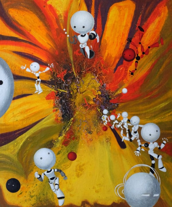 Anastasia Russa, CyberMother, 2016, 170x140cm, canvas, oil