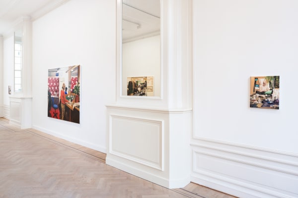 Caroline Walker A Woman Sewing 2019 Installation View 1