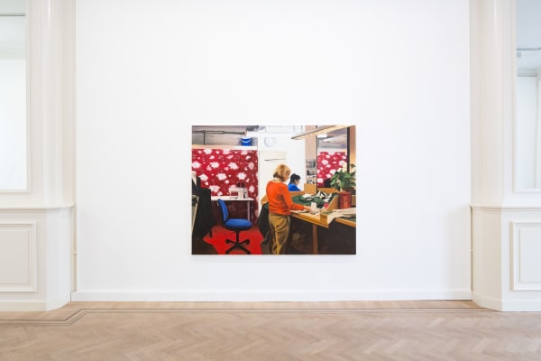 Caroline Walker A Woman Sewing 2019 Installation View 7