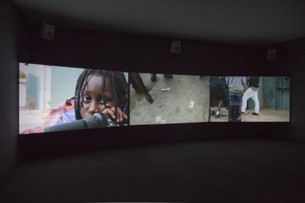 Dana Lixenberg Imperial Courts Video Installation Installation View 1