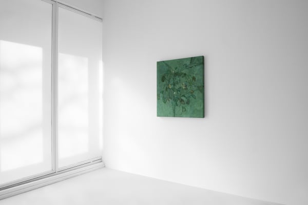 Michael Raedecker Camouflage Installation View Grimm 02