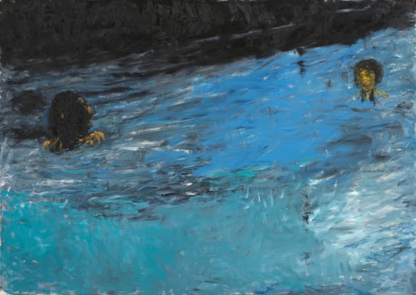 Susan Rothenberg, The Caribbean, 2015, oil on canvas, 50 x 72 inches. | JAMES HART PHOTOGRAPHY/COURTESY THE ARTIST AND SPERONE WESTWATER