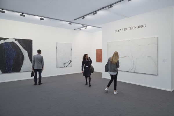 Installation view of Sperone Westwater’s booth at Frieze Masters, 2016. Photo by Benjamin Westoby for Artsy.