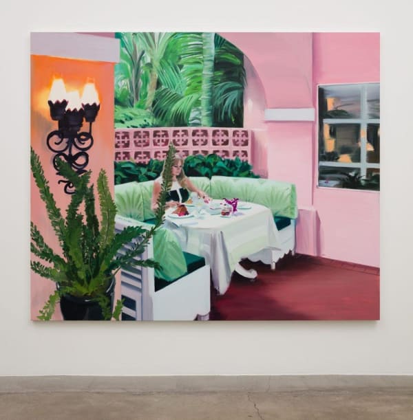 Caroline Walker Desayuno, 2017 Oil on linen 190 x 230 cm