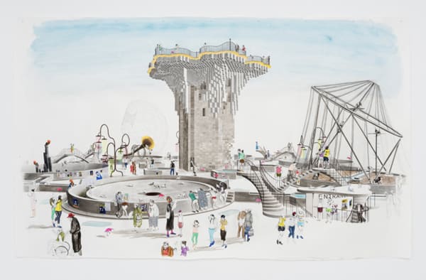 Image: Charles Avery, Untitled (Inner Circle, Onomatopoeia Zoo), 2016, copyright the Artist, courtesy the Artist and GRIMM Amsterdam | New York.